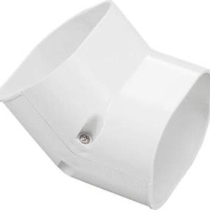 Inaba Denko 100mm White Trunking Vertical Elbow 45°