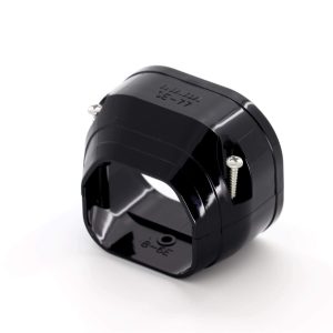Inaba Denko 75mm Black Trunking End Fitting
