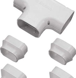 Inaba Denko 100mm White Trunking Tee Joint