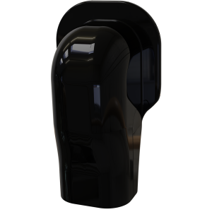 Tecnosystemi OPTIMA TMQ 75mm Black Trunking Outlet Cover