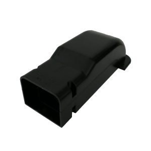 StrutFast 140mm Black Trunking Outlet Cover