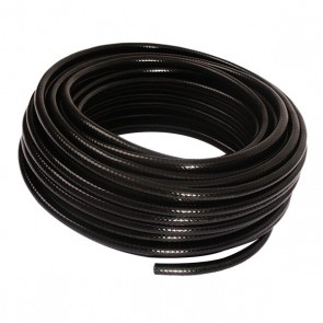 1/4″ Black Reinforced (Braided) Vinyl Tubing 30M